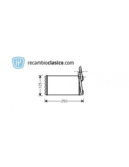 Comprar radiador de calefacción HONDA Civic V 91-95 / Civic VI