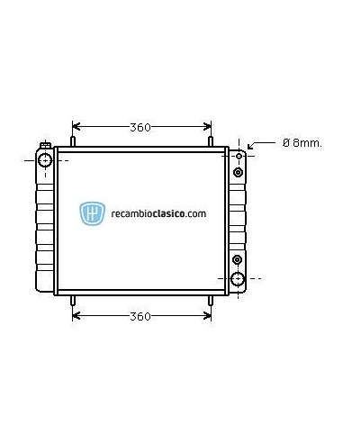 Comprar Radiador refrigeración LAND ROVER Discovery 2.5 TDI