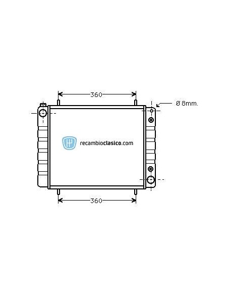 Comprar Radiador refrigeración LAND ROVER Discovery 2.5 TDI