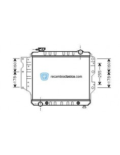 Comprar Radiador refrigeración JEEP Wrangler 2.5 / 4.0 87-96 /