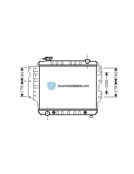 Comprar Radiador refrigeración JEEP Wrangler 2.5 / 4.0 87-96 /