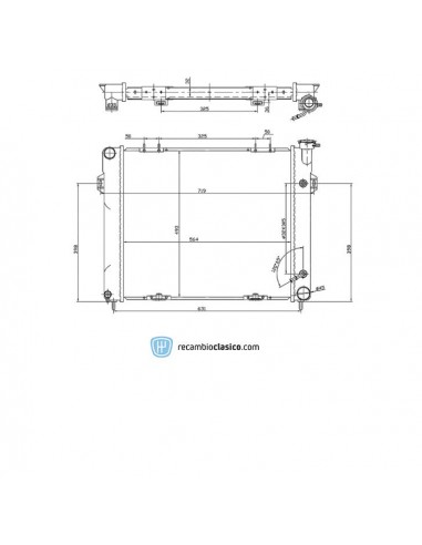 Comprar Radiador refrigeración JEEP Cherokee I (ZJ) 5.2