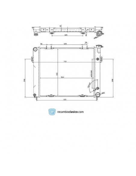 Comprar Radiador refrigeración JEEP Cherokee I (ZJ) 5.2