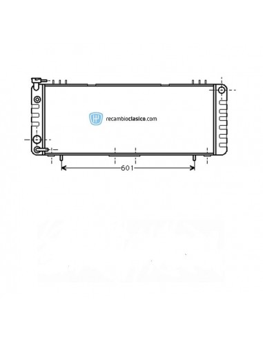 Comprar Radiador refrigeración JEEP Cherokee 4.0 88-01 online