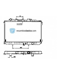Comprar Radiador refrigeración MAZDA 626 2.0 86- online