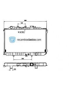 Comprar Radiador refrigeración MAZDA 626 1.6 (83-87) online