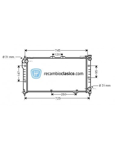 Comprar Radiador refrigeración MAZDA 323 1.5F (16v) 95- online