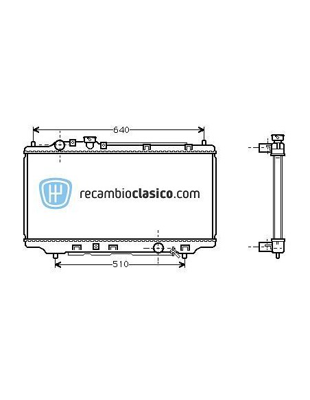 Comprar Radiador refrigeración MAZDA 323 C 1.3/1.5/18 94-98 /