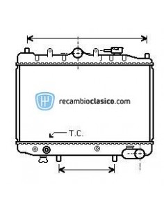 Comprar Radiador refrigeración MAZDA 323 1.1/1.3/1.5 85-89