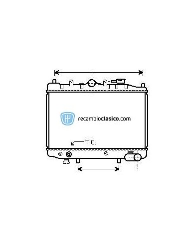 Comprar Radiador refrigeración MAZDA 323 1.1/1.3/1.5 85-89