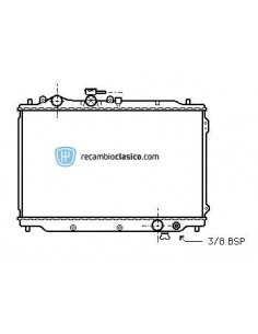 Comprar Radiador refrigeración MAZDA 626 1.8/2.0 87- online