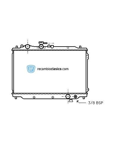 Comprar Radiador refrigeración MAZDA 626 1.8/2.0 87- online