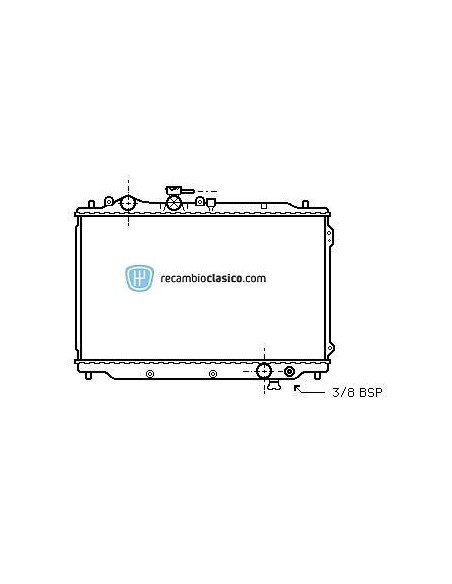 Comprar Radiador refrigeración MAZDA 626 1.8/2.0 87- online