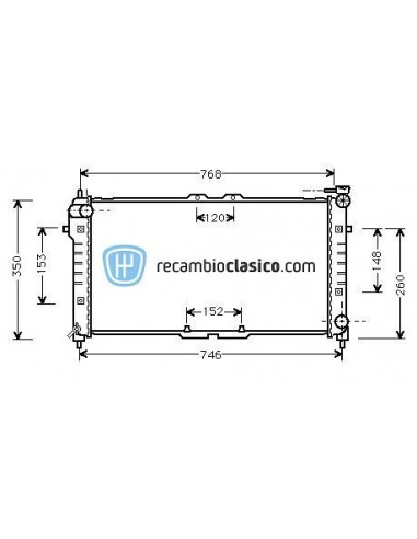 Comprar Radiador refrigeración MAZDA 626 1.8/2.0 91-02 / MX6