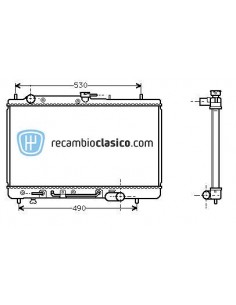 Comprar Radiador refrigeración MAZDA 323 1.6/1.6i AUT 89-94