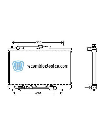 Comprar Radiador refrigeración MAZDA 323 1.6/1.6i AUT 89-94
