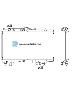 Comprar Radiador refrigeración MAZDA 323 1.6 F 90- online
