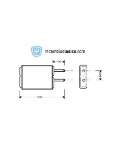 Comprar radiador de calefacción MAZDA 626 87-97 / MX-6 92-98 /