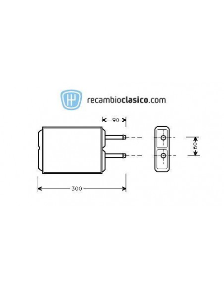 Comprar radiador de calefacción MAZDA 626 87-97 / MX-6 92-98 /