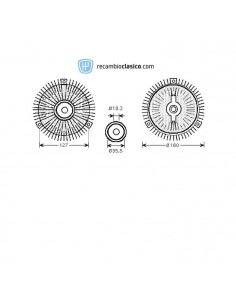 Comprar embrague viscoso de ventilador MERCEDES (W124) online