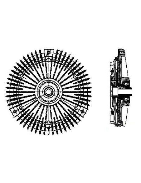 Comprar embrague viscoso de ventilador MERCEDES W140 300 SE 2.8