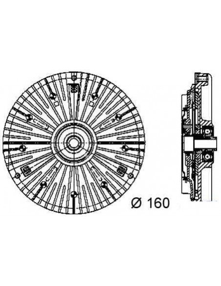 Comprar embrague viscoso de ventilador MERCEDES Sprinter 96-06
