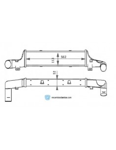 Comprar Intercooler MERCEDES W210 300 Turbo D 96-99 online