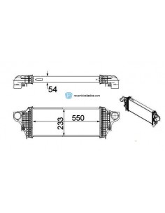 Comprar Intercooler MERCEDES W164 ML 280/300/320/350CDI 05-