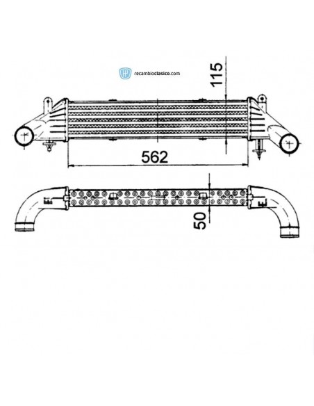 Comprar Intercooler MERCEDES (R170) SLK 200/230 96-04 online