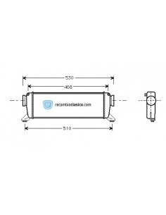 Comprar Intercooler MERCEDES W168 A160 CDI /A170 CDI 98-04 /