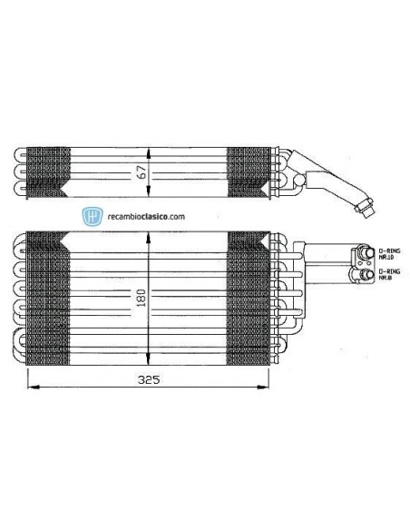 Comprar Evaporador aire acondicionado MERCEDES R129 89- online