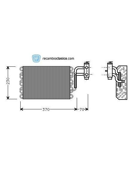 Comprar Evaporador aire acondicionado MERCEDES W124 online