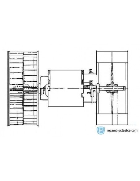 Comprar Ventilador de habitáculo MERCEDES W124 online