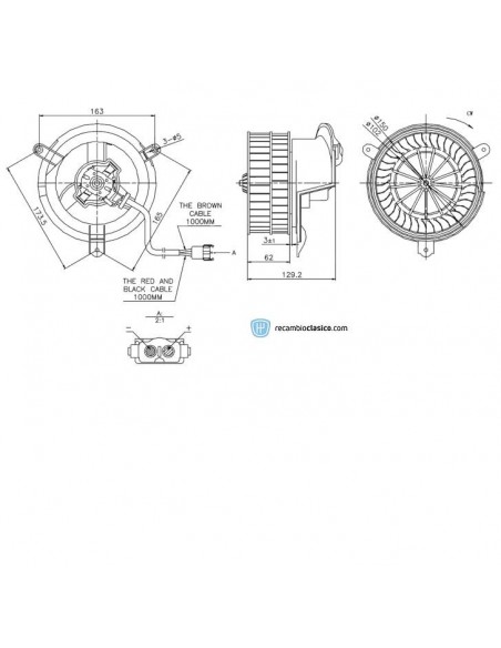 Comprar Ventilador de habitáculo MERCEDES (W201) 190