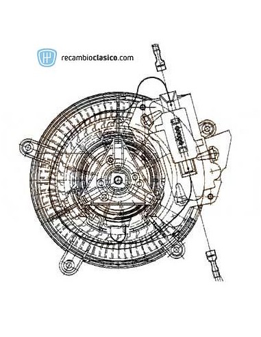 Comprar Ventilador de habitáculo MERCEDES W202 CDI online
