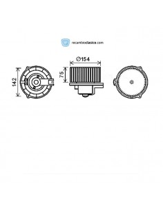 Comprar Ventilador de habitáculo MERCEDES M-Class (W163) ML