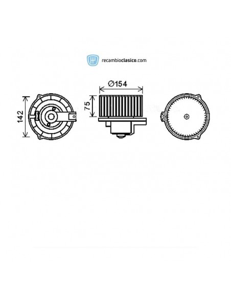 Comprar Ventilador de habitáculo MERCEDES M-Class (W163) ML