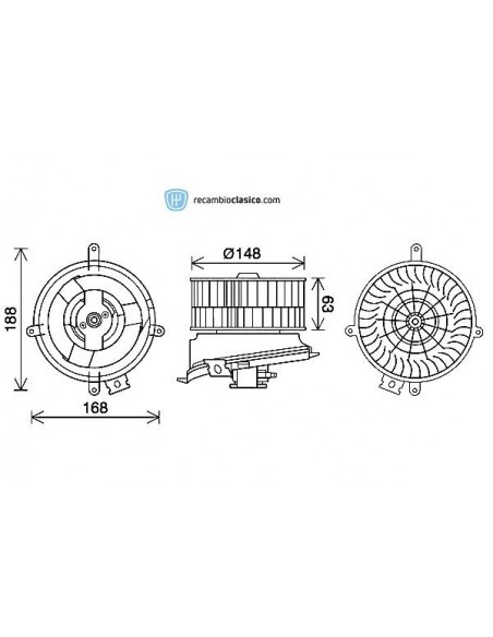 Comprar Ventilador de habitáculo MERCEDES (W202) C