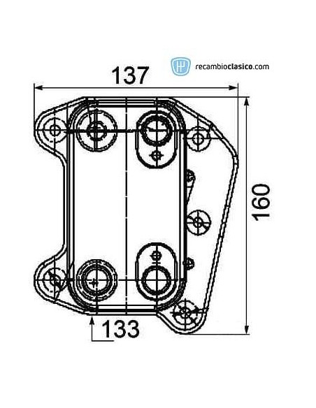 Comprar Radiador de aceite MERCEDES W210 E320CDi 99-02 // W163