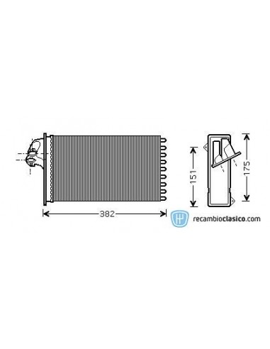 Comprar radiador de calefacción MERCEDES Vito 108/110/113/114