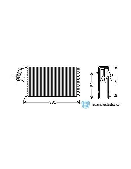 Comprar radiador de calefacción MERCEDES Vito 108/110/113/114