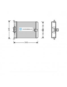 Comprar radiador de calefacción MERCEDES (W140/C140) S 280 /