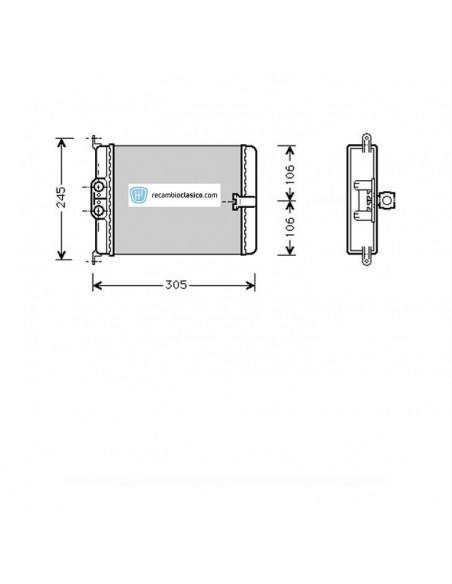 Comprar radiador de calefacción MERCEDES (W140/C140) S 280 /