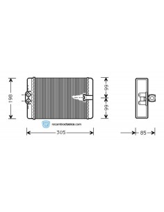 Comprar radiador de calefacción MERCEDES W210/CLK200/SLK200 /