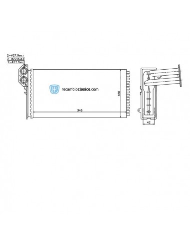 Comprar radiador de calefacción MERCEDES Sprinter 95-06 // VW