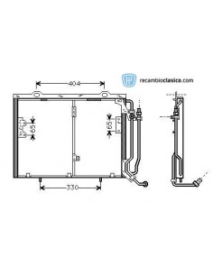 Comprar Condensador aire acondicionado MERCEDES W202 C250TD