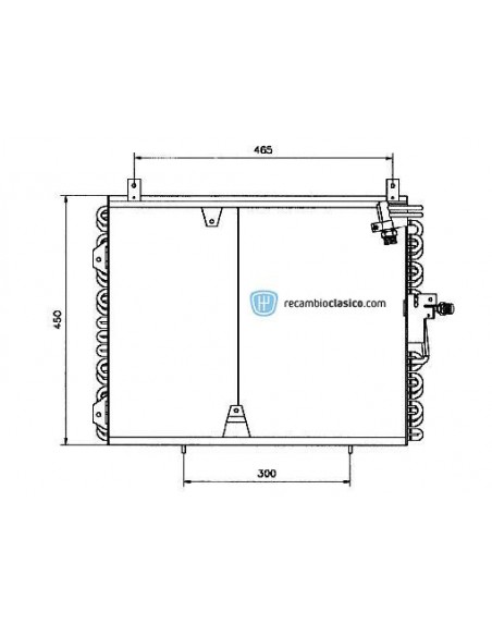 Comprar Condensador aire acondicionado MERCEDES W124 GASOLINA