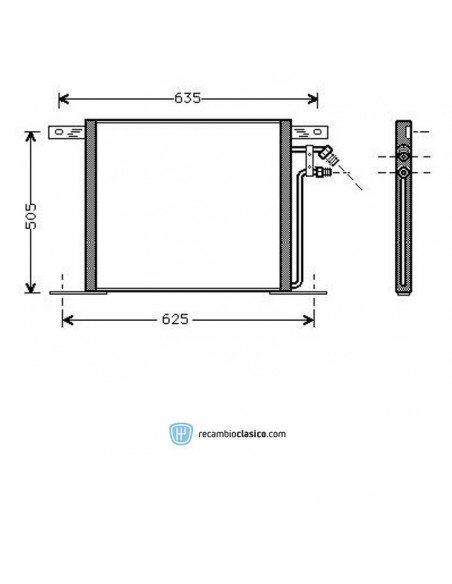 Comprar Condensador aire acondicionado MERCEDES Vito
