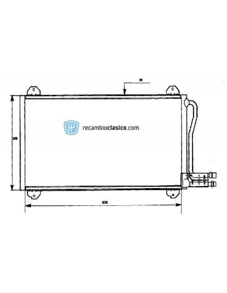 Comprar Condensador aire acondicionado MERCEDES Sprinter 96-06