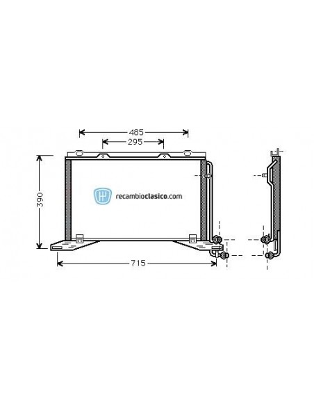 Comprar Condensador aire acondicionado MERCEDES (W210)